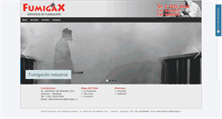 Desktop Screenshot of fumigax.cl