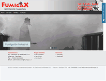 Tablet Screenshot of fumigax.cl